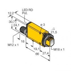 Cảm biến quang Turck MIAD9CV2Q Cảm biến quang Turck MIAD9CV2Q