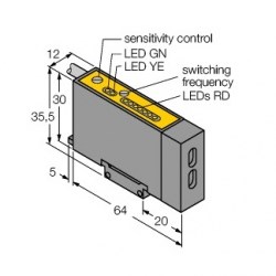 Cảm biến quang Turck D12SP6FPQ Cảm biến quang Turck D12SP6FPQ
