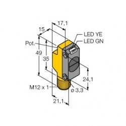 Cảm biến quang Turck QS18EP6DBQ8 Cảm biến quang Turck QS18EP6DBQ8