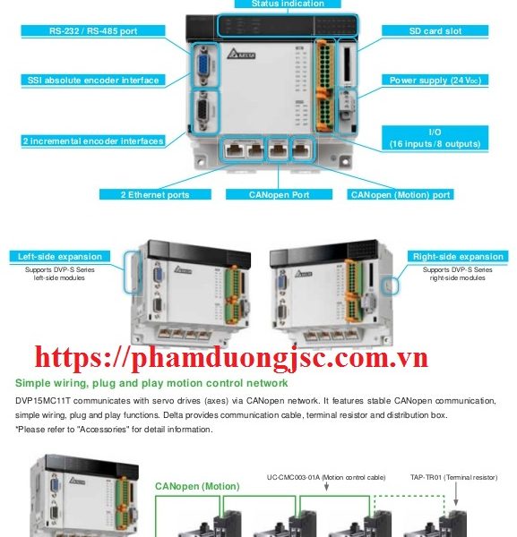 PLC DELTA DVP15MC11T