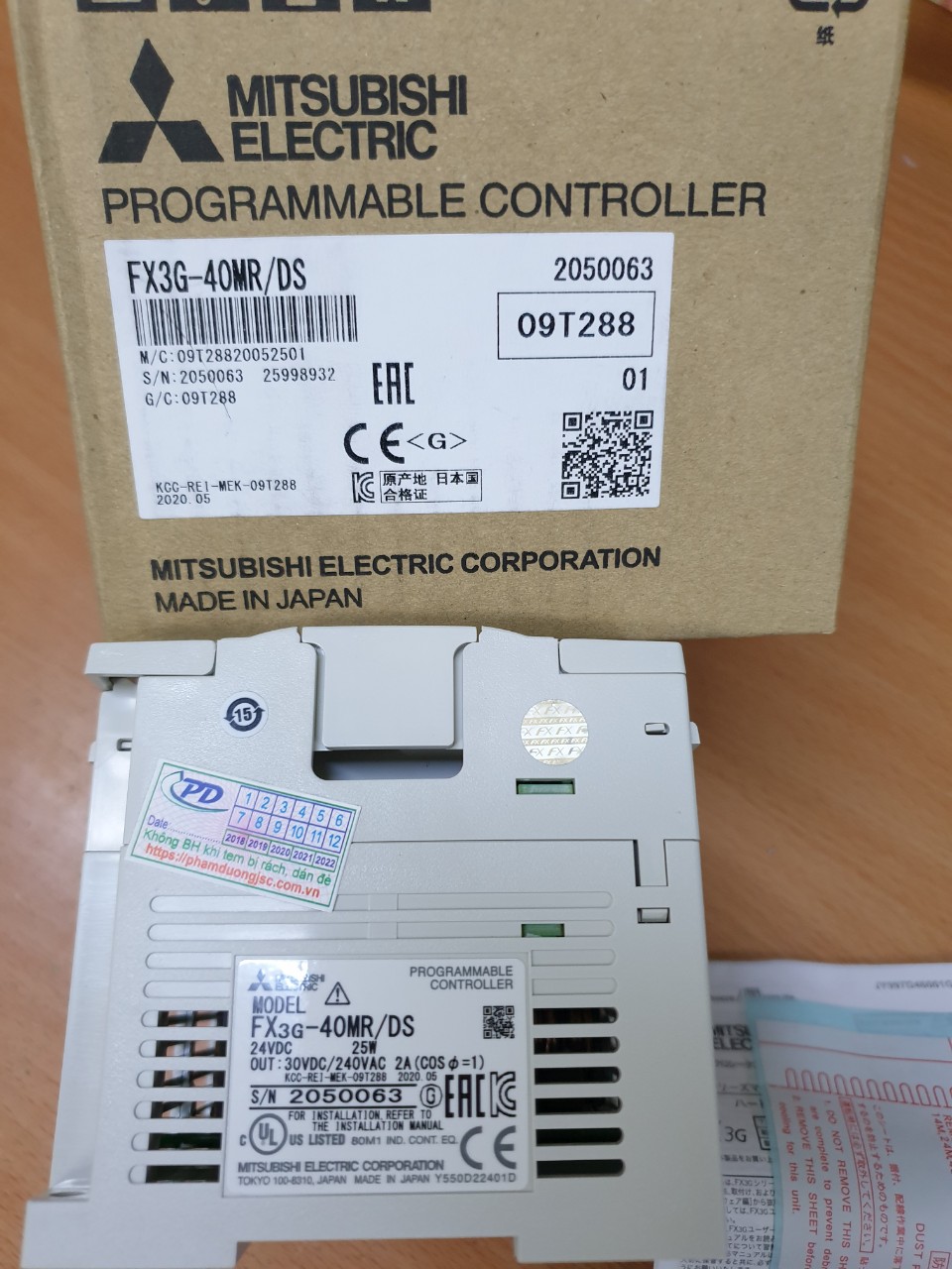 PLC MITSUBISHI FX3G-40MR/DS