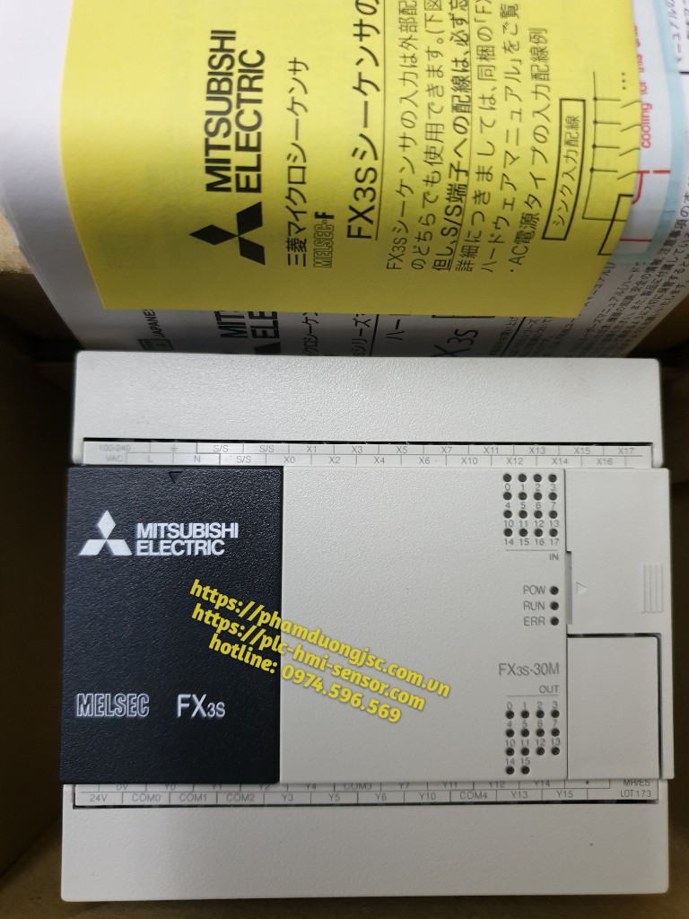 FX3S-30MRES PLC MITSUBISHI 16IN14 OUT
