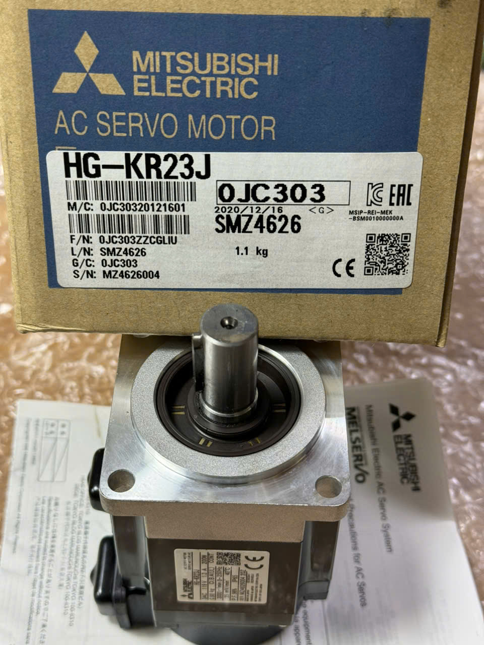 HG-KR23JK AC SERVO MOTOR MITSUBISHI