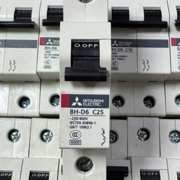 CẦU DAO ĐIỆN BH-D6 1P 25A TYPE C N CẦU DAO ĐIỆN BH-D6 1P 25A TYPE C N