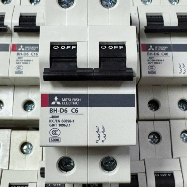 CẦU DAO ĐIỆN BH-D6 2P 6A TYPE C N CẦU DAO ĐIỆN BH-D6 2P 6A TYPE C N