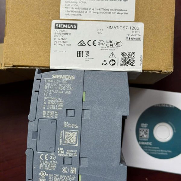 SIEMENS S7-1200 6ES7215-1AG40-0XB0 SIEMENS S7-1200 6ES7215-1AG40-0XB0