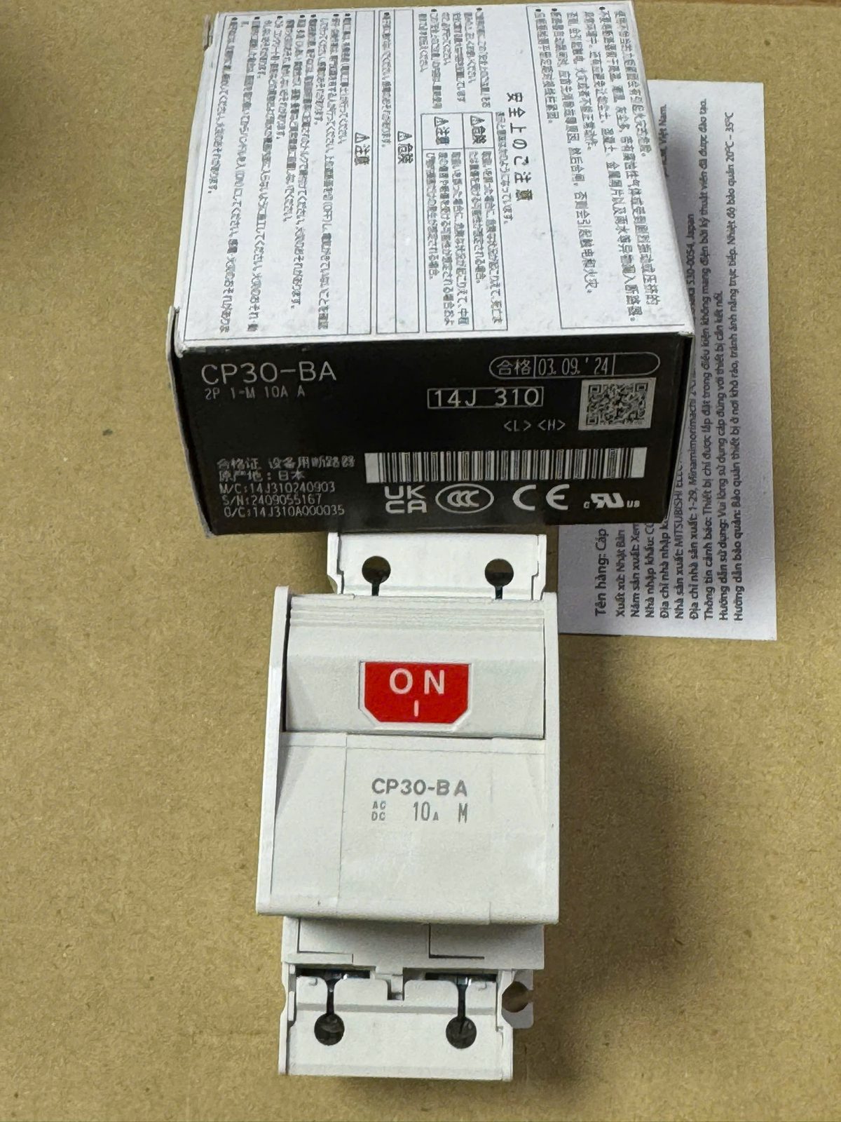 MITSUBISHI CP30-BA 2P 1-M 10A A