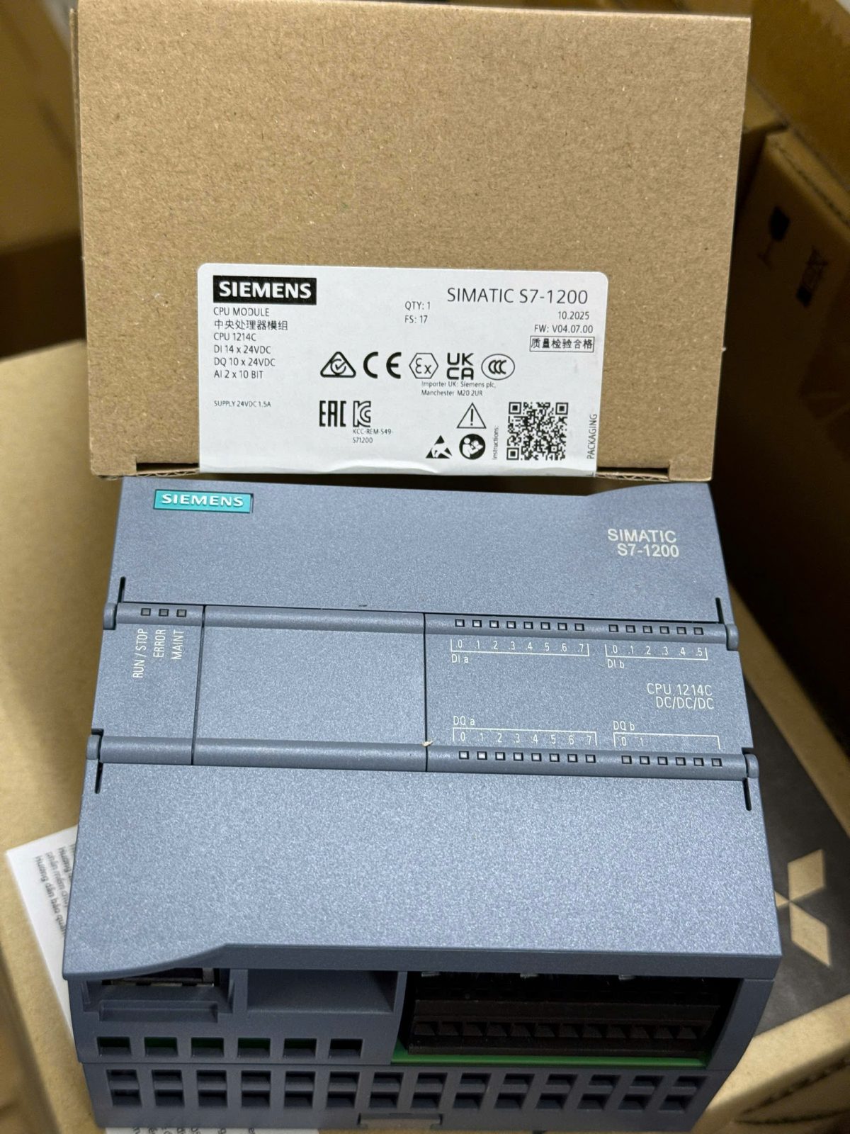 SIEMENS 6ES7214-1AG40-0XB0