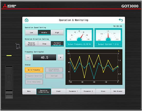 HMI MITSUBIAHI GT3708-XRBA